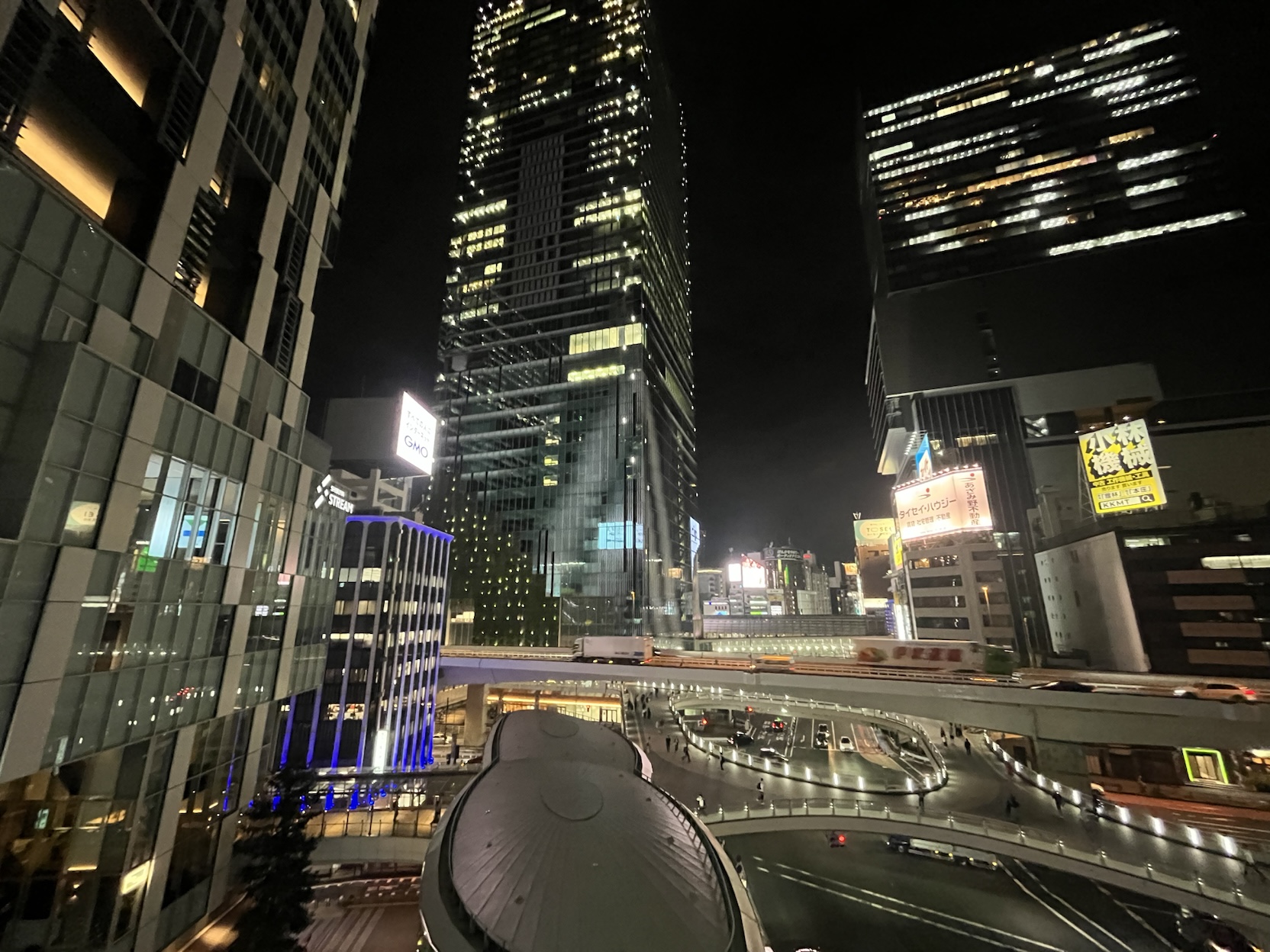 渋谷校から見える街の風景。とてもきれいです。